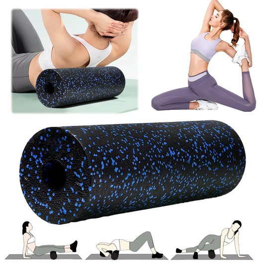 Round Foam Roller Full Body Massage Tool Lightweight Massage Roller Heavy Duty Yoga Workout Roller Portable for Home Office