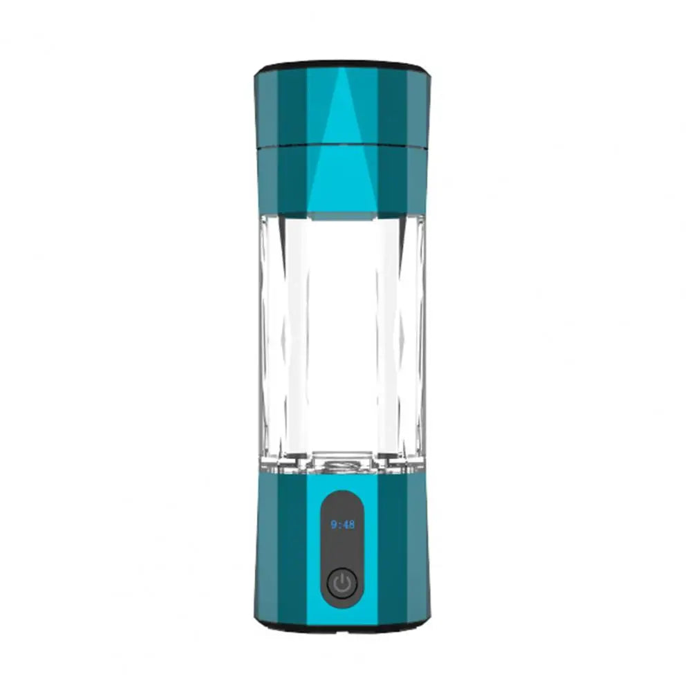 Oxygen Discharge Water Bottle Portable Hydrogen Water Ionizer Machine with Pem Technology for Home Travel 208ml Hydrogen Water