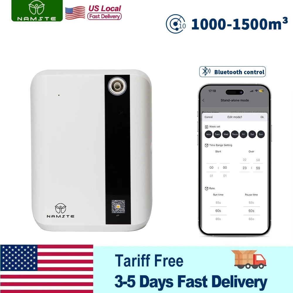 NAMSTE Smart Scent Air Machine With 500mL Capacity Up to 1500 sq.ft. Waterless Essential Oil Diffuser for Home and Commercial