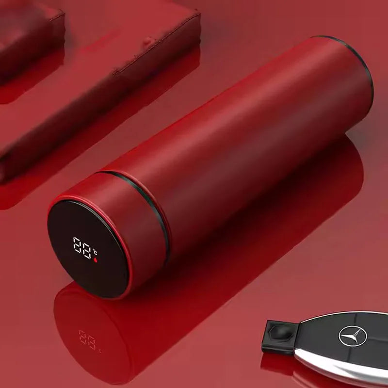 Smart Stainless Steel Thermos - LED Display Vacuum Travel Mug (Dual-Temp Hot/Cold Coffee Tea Tumbler)