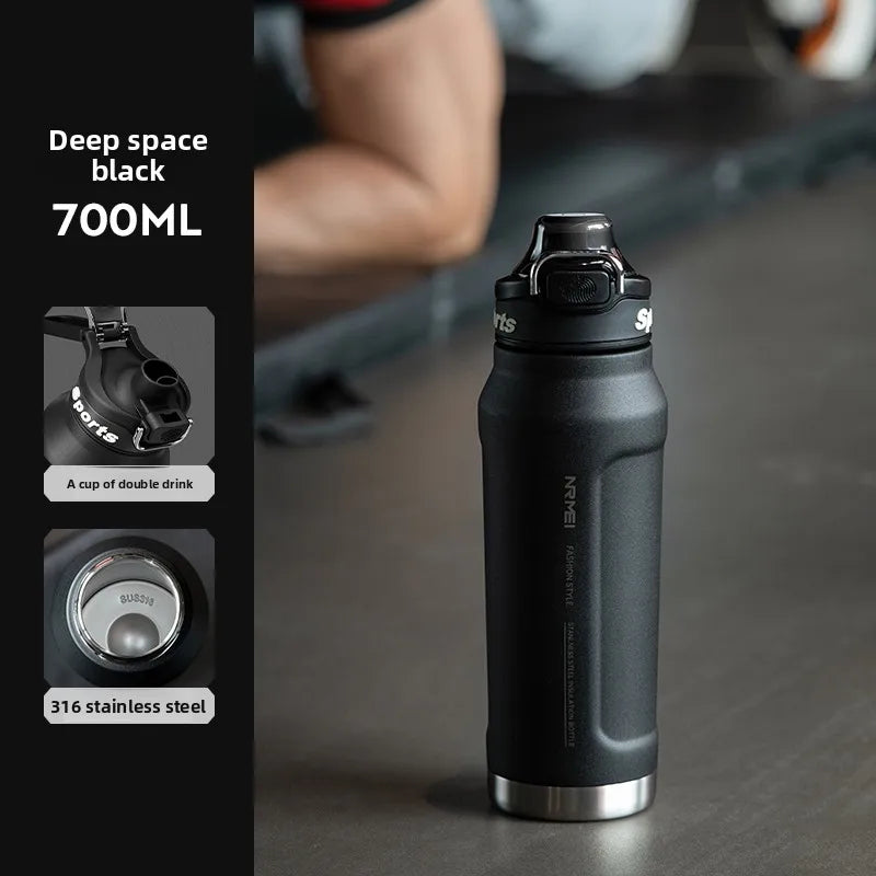 Large Capaci Insulated Sports Water Bottle for Men High School Students Outdoor Activities Stainl Steel Anti-Bacterial