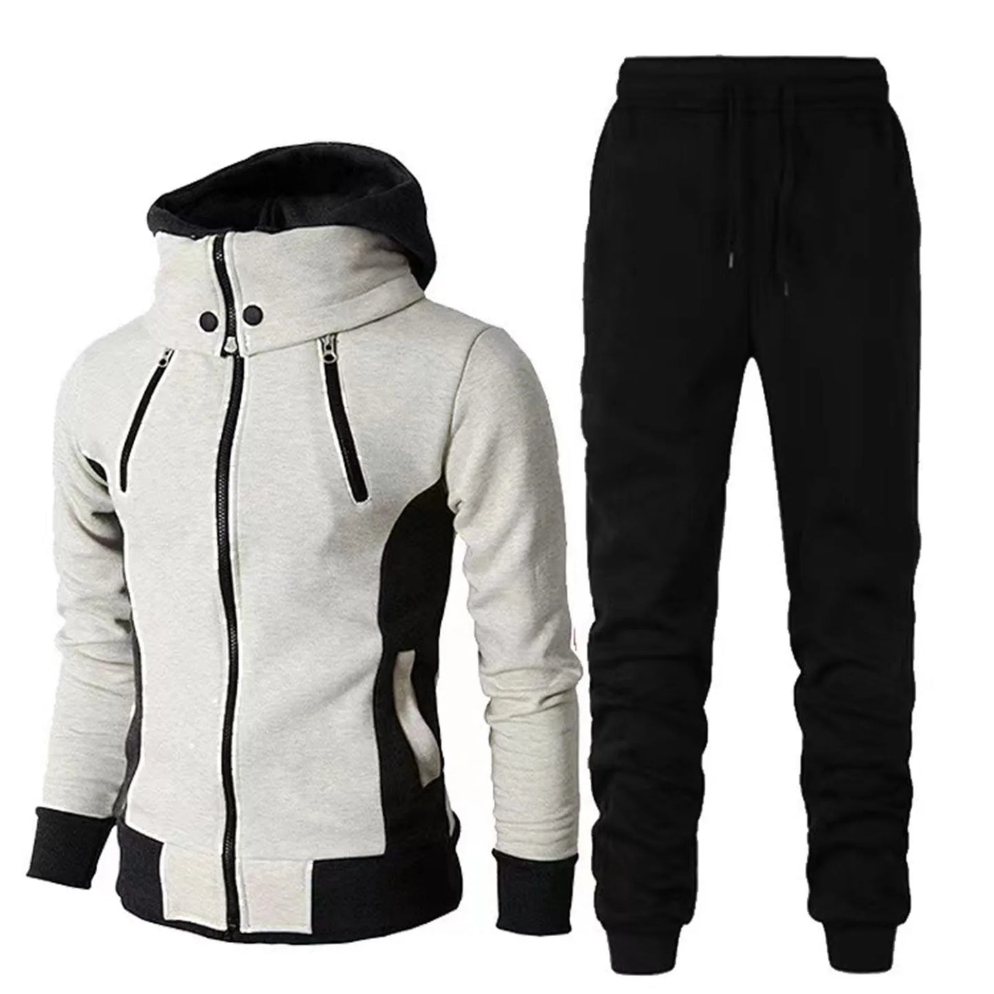 Hairy Chest Bathing Suit Men Men's Tracksuit 2 Piece Hoodie Athletic Sweatsuits Casual Jogging Suit Mens Suits Slim Fit Wool