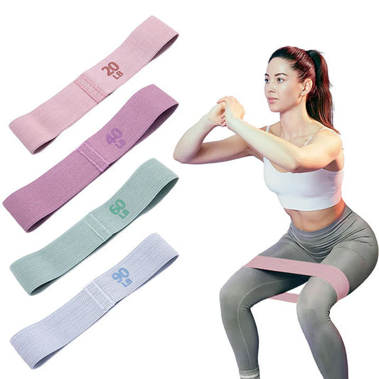 Fabric Resistance Booty Bands Stretch Fitness Strips Anti-Slip Pilates Hip Circle Glute Thigh Elastic Bands Yoga Gym Equipment