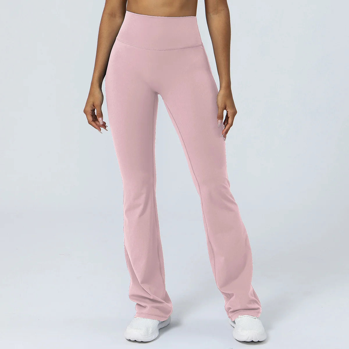 Women Yoga Flare Leggings High Waist Dance Pilates Fitness Gym Buttock Lifting Workout Wide-Leg Pants Outdoor Train Sport Tights