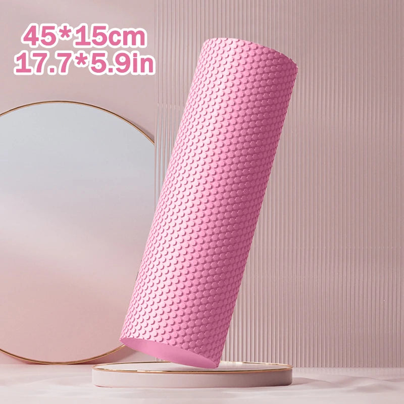 Yoga Round EVA Foam Cylinder Hex Roller, Suitable For Pilates Exercise To Enhance Home Workout, Diameter 10 CM, Length 30 CM