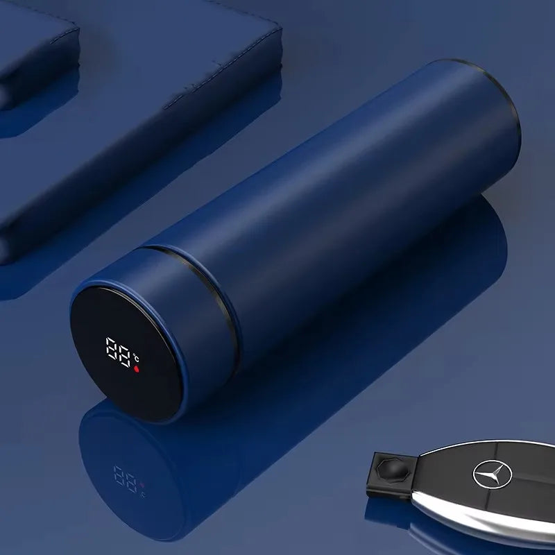 Smart Stainless Steel Thermos - LED Display Vacuum Travel Mug (Dual-Temp Hot/Cold Coffee Tea Tumbler)