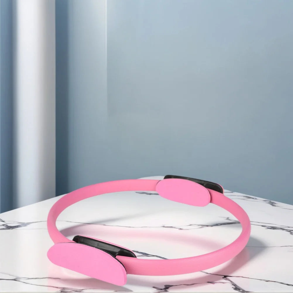 Pilates Ring Fitness Ring with Non Slip Handles Fitness Circle Flexible Resistance Exercise Equipment for Core Workout