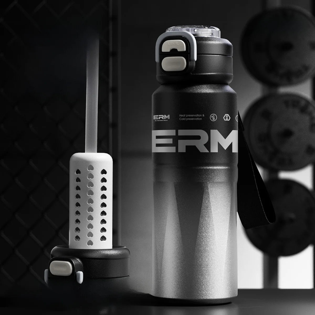Large Capaci Insulated Sports Water Bottle for Men High School Students Outdoor Activities Stainl Steel Anti-Bacterial