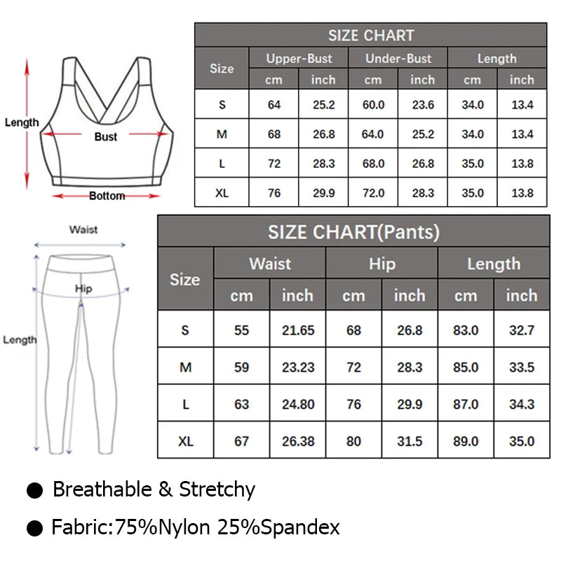 Women Two Pieces Fitness Yoga Set Buttery Soft Running Gym Suit Breathable Quick Dry Sportswear Female Stretchy Workout Clothes