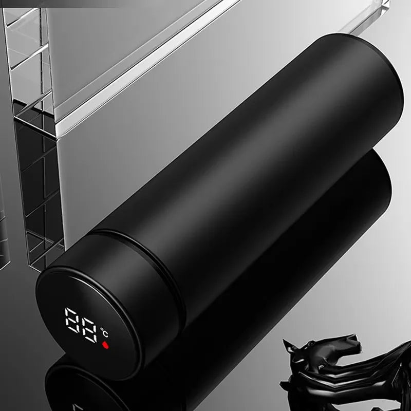 Smart Stainless Steel Thermos - LED Display Vacuum Travel Mug (Dual-Temp Hot/Cold Coffee Tea Tumbler)