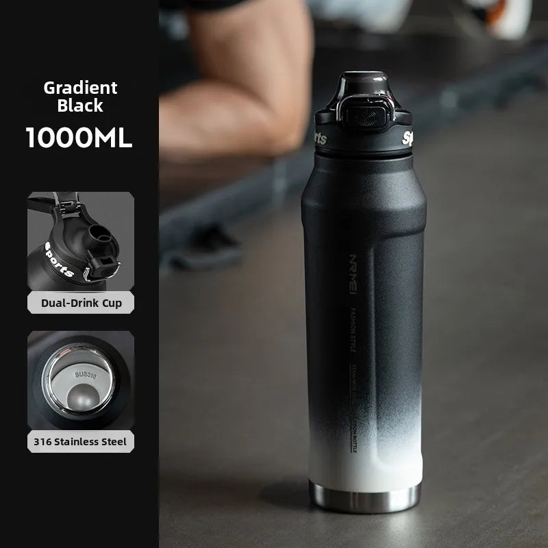 Large Capaci Insulated Sports Water Bottle for Men High School Students Outdoor Activities Stainl Steel Anti-Bacterial