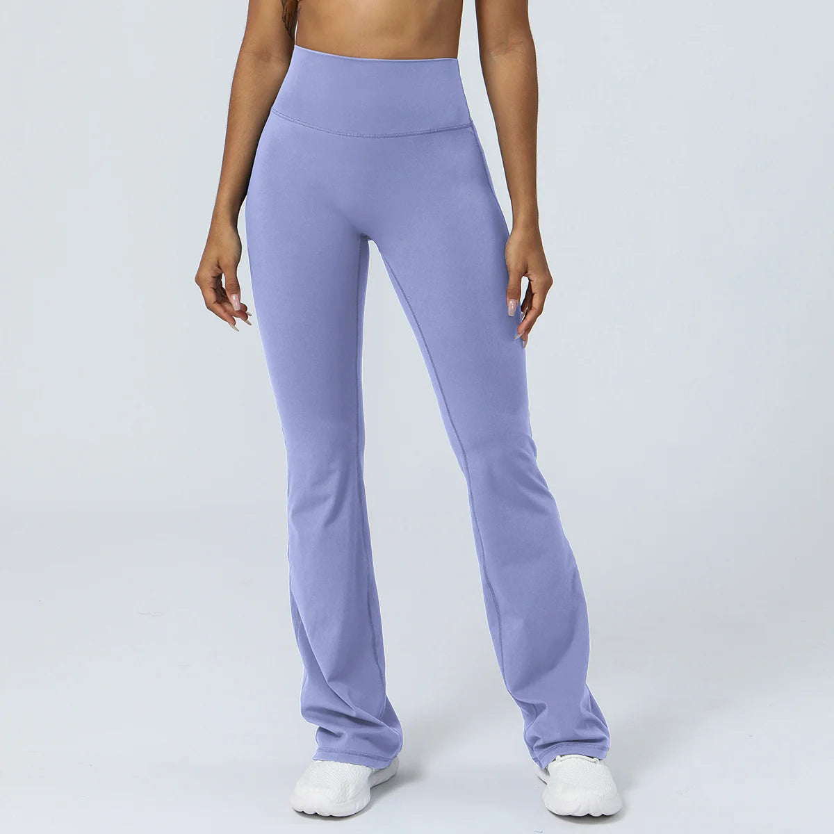 Women Yoga Flare Leggings High Waist Dance Pilates Fitness Gym Buttock Lifting Workout Wide-Leg Pants Outdoor Train Sport Tights