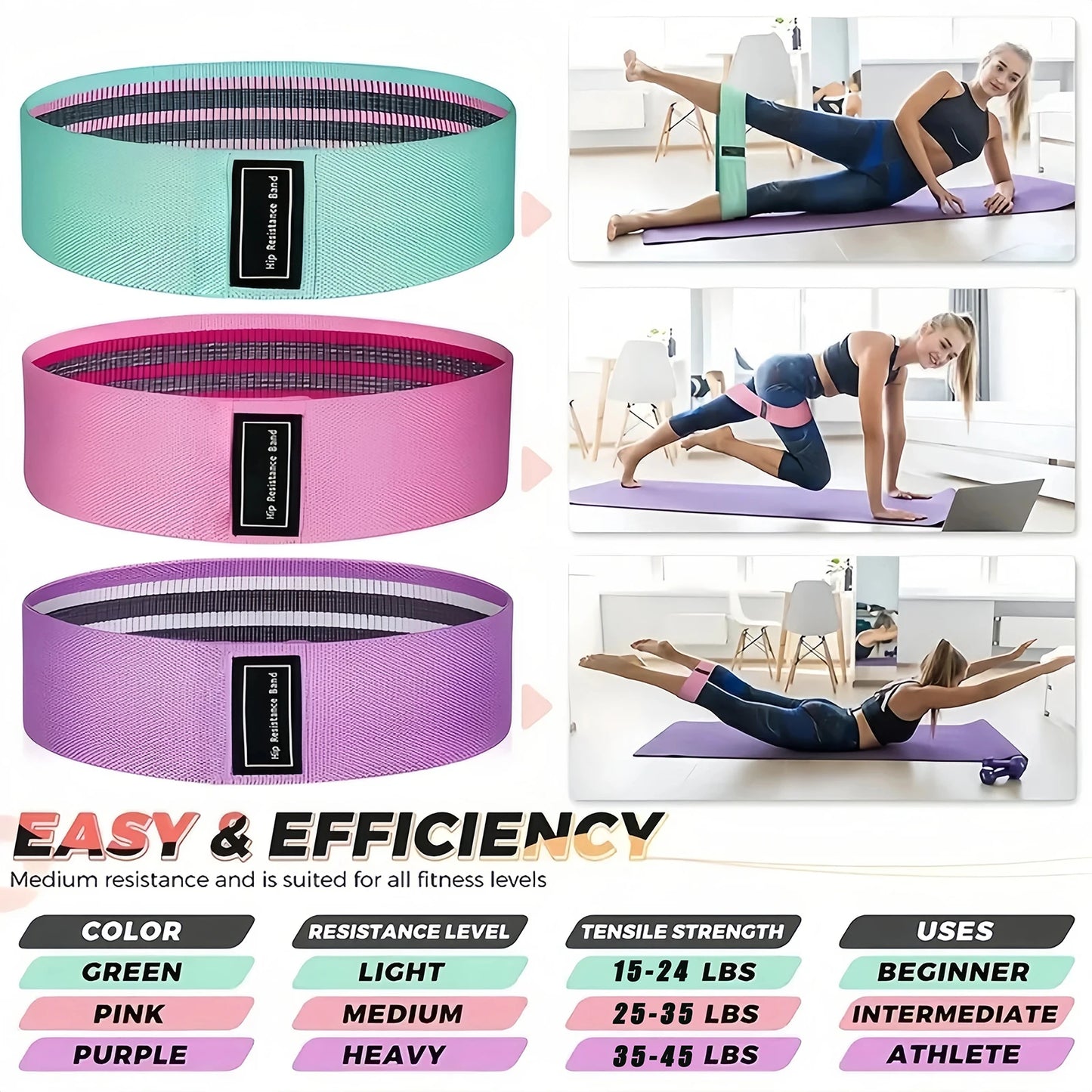 NEW Pilates Ball And Ring Set Pilates Fitness Ring Resistance Band Exercise Workout Fitness Equipment